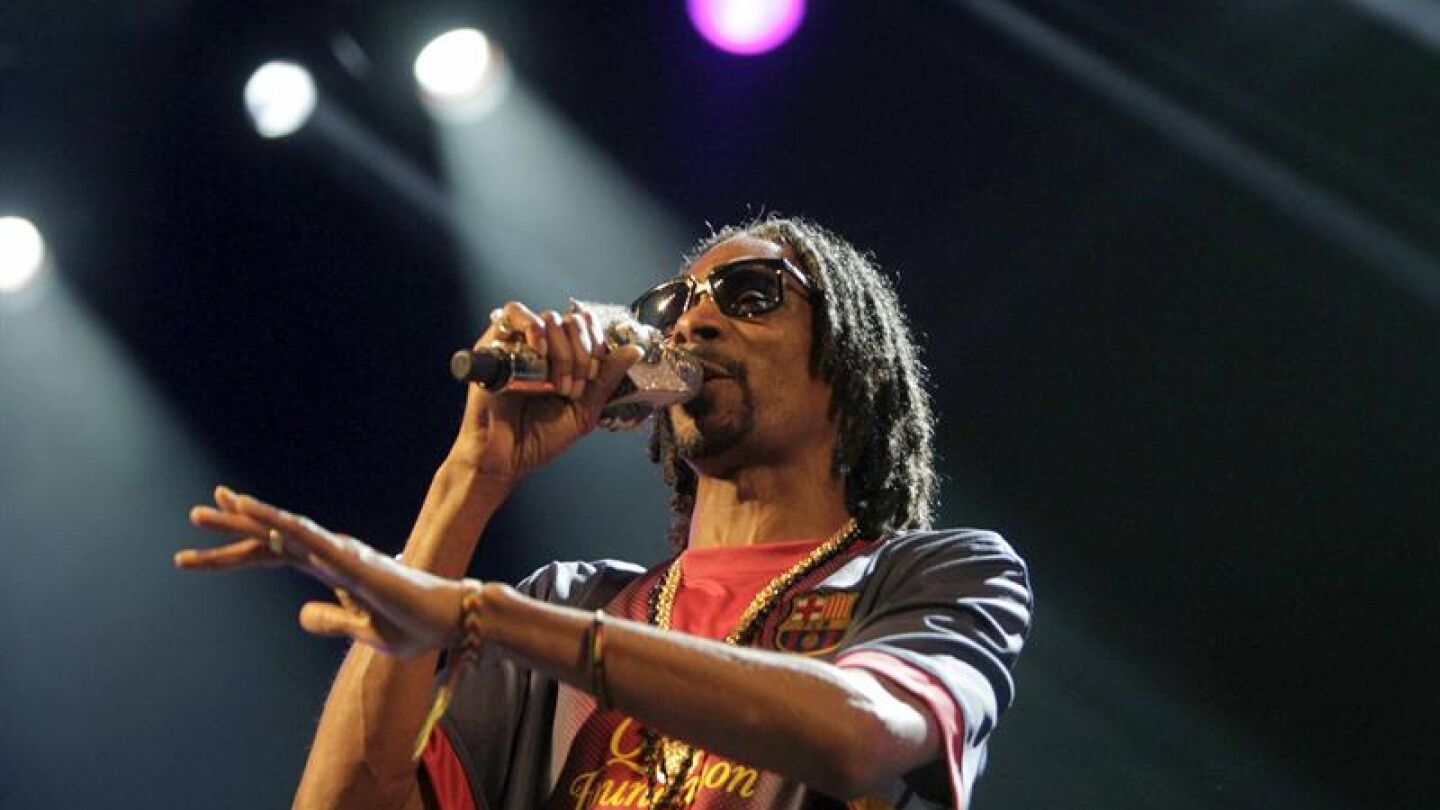 Snoop Dogg, durante su actuaci&oacute;n en el Cruilla de Barcelona