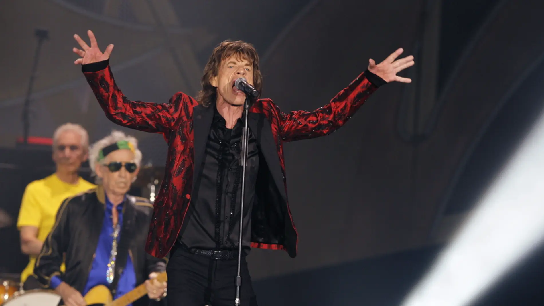 Mick Jagger hechizando al público