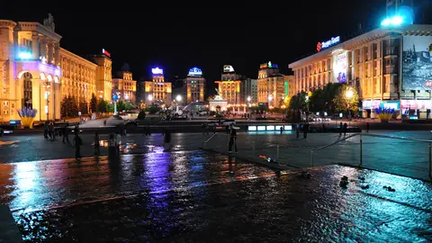 Kiev de noche Kiev de noche