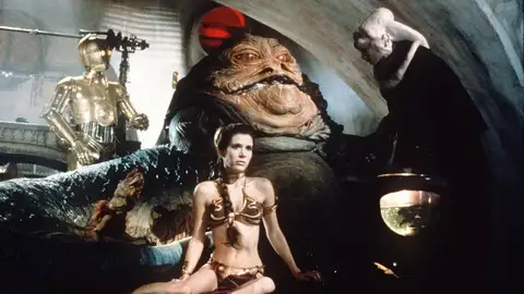 La princesa Leia en 'El retorno del Jedi' La princesa Leia en 'El retorno del Jedi'