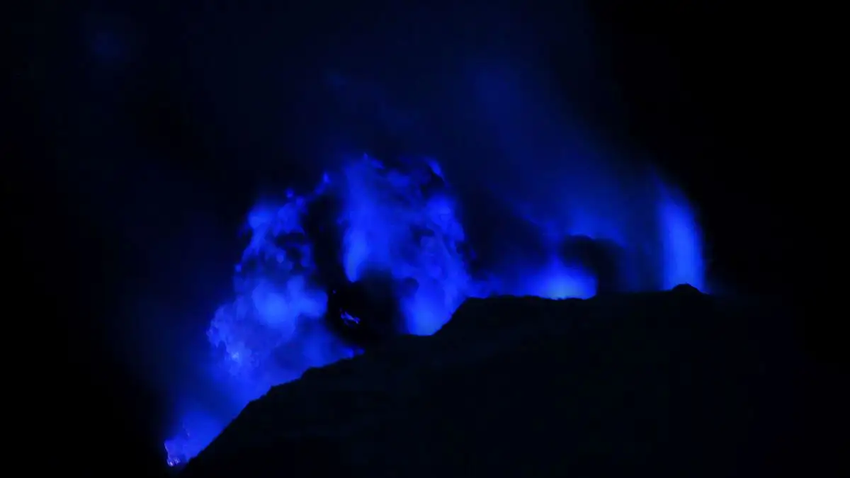 Volcán azul, Kawah Ijen