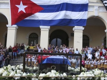Las cenizas de Fidel Castro en el malec&oacute;n de Matanzas