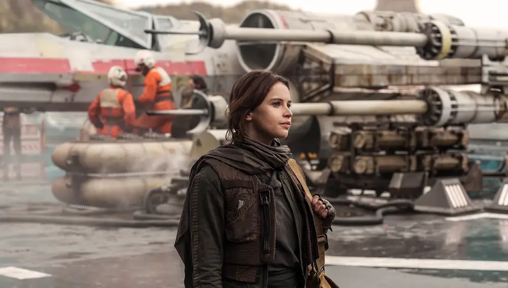 Felicity Jones en 'Rogue One: una historia de Star Wars'