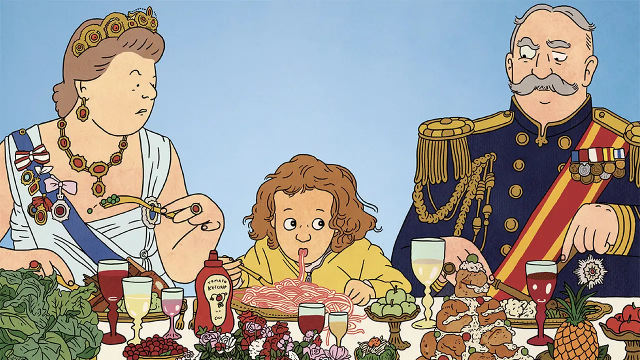 La cena con la reina, primer cuento infantil de la autora de cómic israelí Rutu Modan.