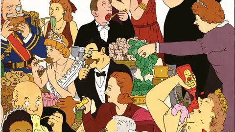 Ilustración de Rutu Modan. Ilustración de Rutu Modan.