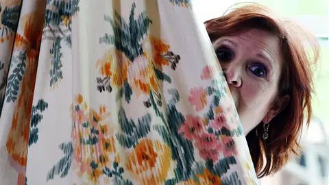 Carrie Fisher, en un reportaje sobre su libro Carrie Fisher, en un reportaje sobre su libro