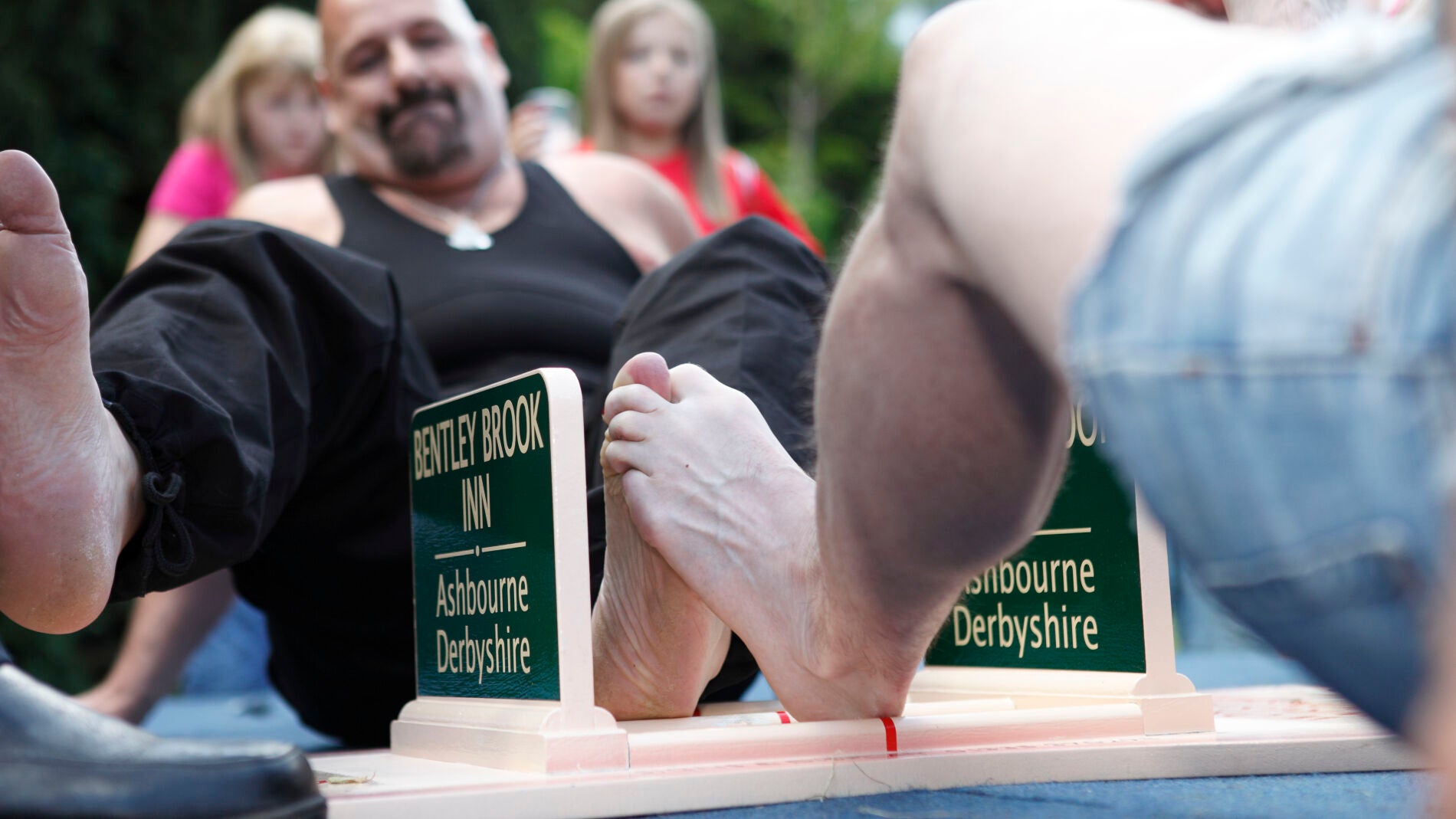 Lucha de dedos del pie 