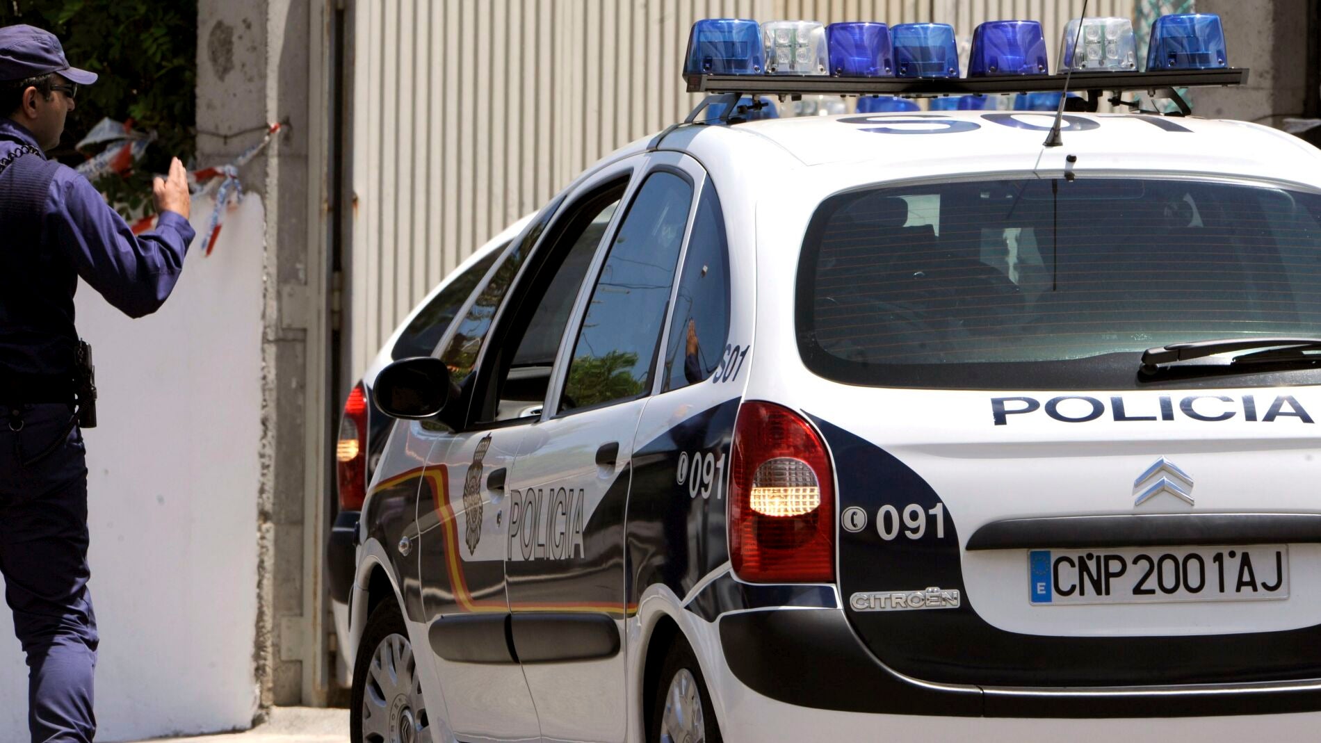 Un coche de la Polic&iacute;a Nacional en una imagen de archivo