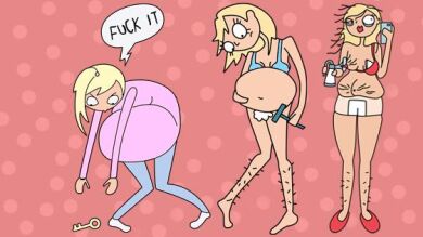 Todas las madres se sentirán identificadas con las imágenes de esta ilustradora