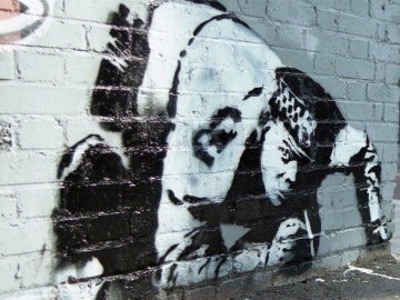 Hallan una obra perdida de Banksy desde hace diez años