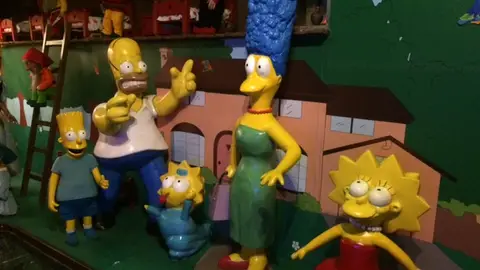 Los Simpsons de cera Los Simpsons de cera