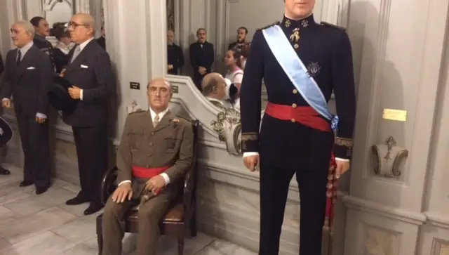 Franco y el rey Juan Carlos I