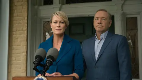 Claire y Frank Underwood en 'House of Cards' Claire y Frank Underwood en 'House of Cards'