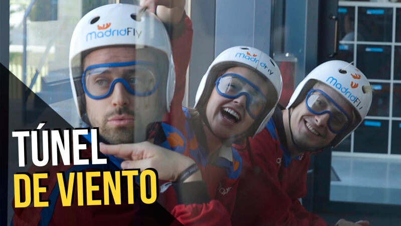 Rebeca Terán, iLeoVlogs y Uy Albert se lanzan a un túnel de viento
