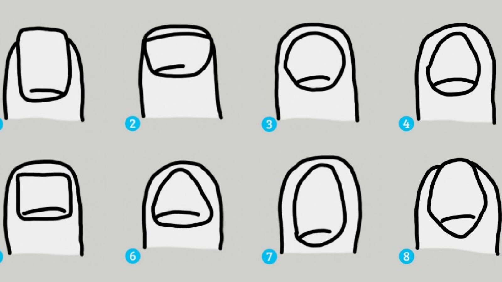 ¿Cómo son tus uñas? Su forma dice mucho de tu personalidad