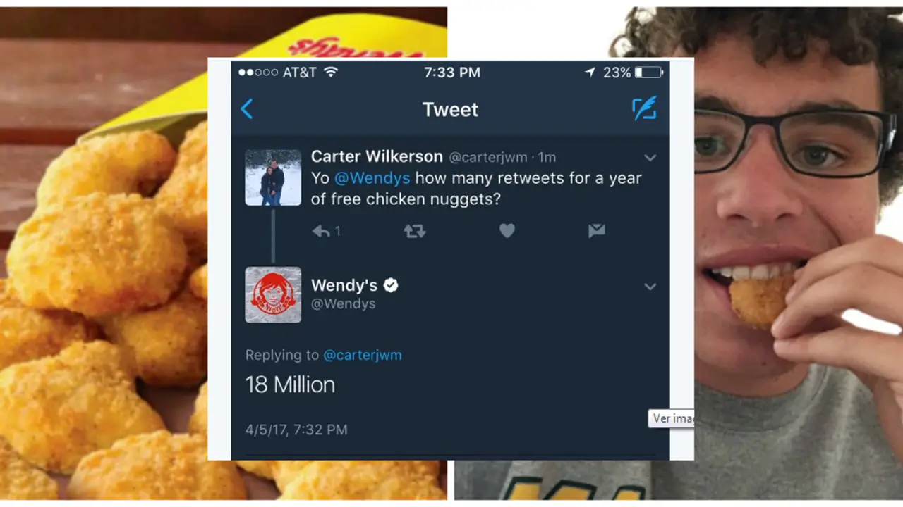 Este tuit sobre nuggets de pollo va a convertirse en el más retuiteado de  la historia