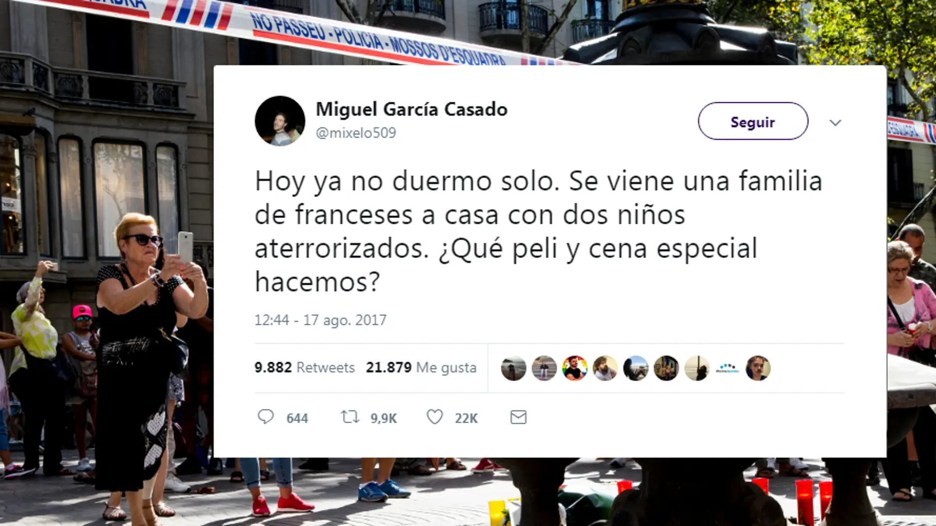 Historia solidaria atentados de Barcelona