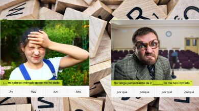 ¿Eres capaz de rellenar estas frases con la palabra correcta?