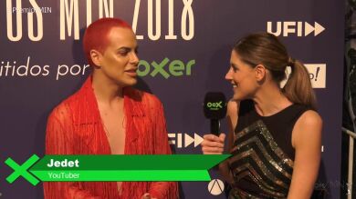 Jedet sobre la serie de 'Soy Una Pringada' en la alfombra roja de los Premios Min 2018: 