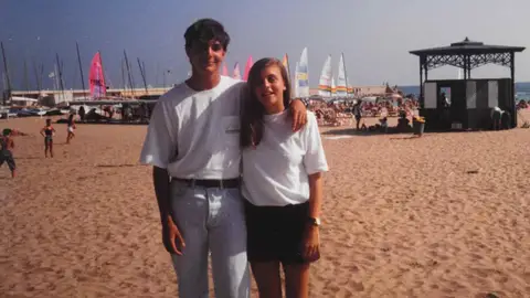 Beatriz Navas, foto de su adolescencia Beatriz Navas, foto de su adolescencia