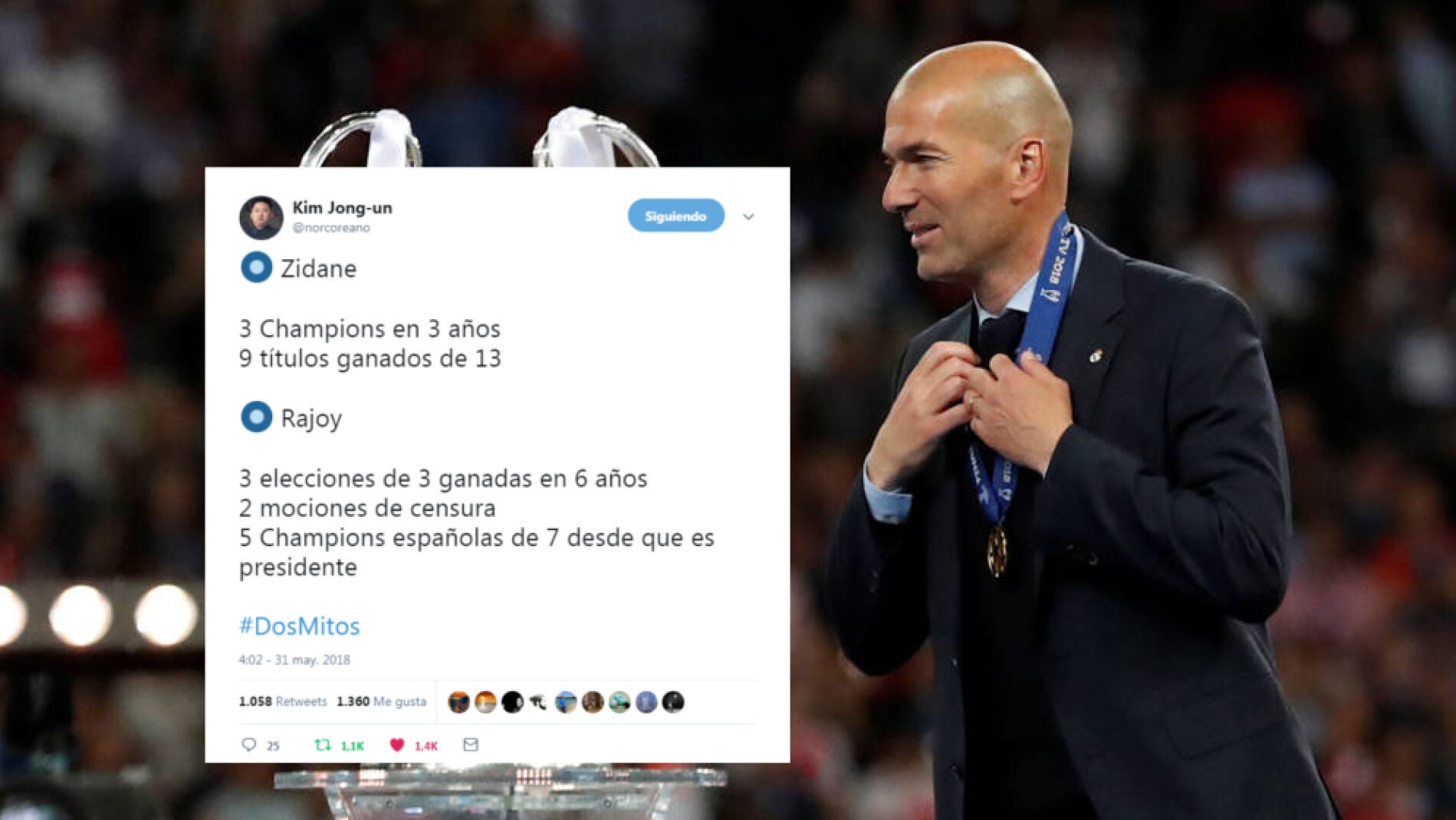 Memes tras la dimisi&oacute;n de Zidane