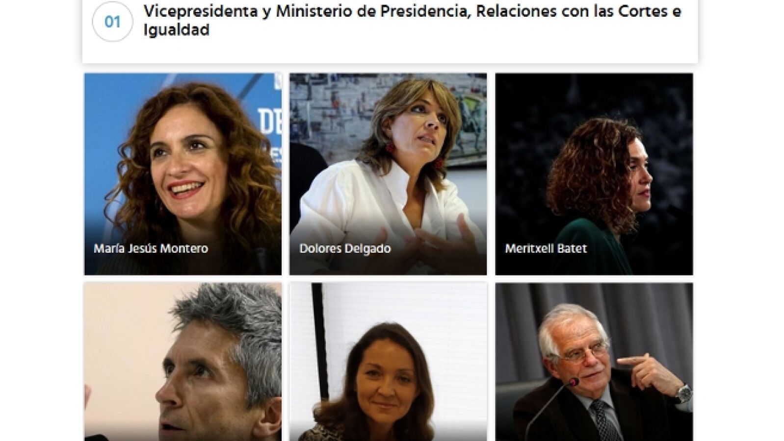 Te sabes a Pedro Duque y Màxim Huerta, pero ¿qué cartera lleva el resto de ministros?