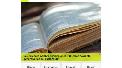 Sólo un 20% de la gente puede responder correctamente todas estas preguntas de vocabulario y ortografía
