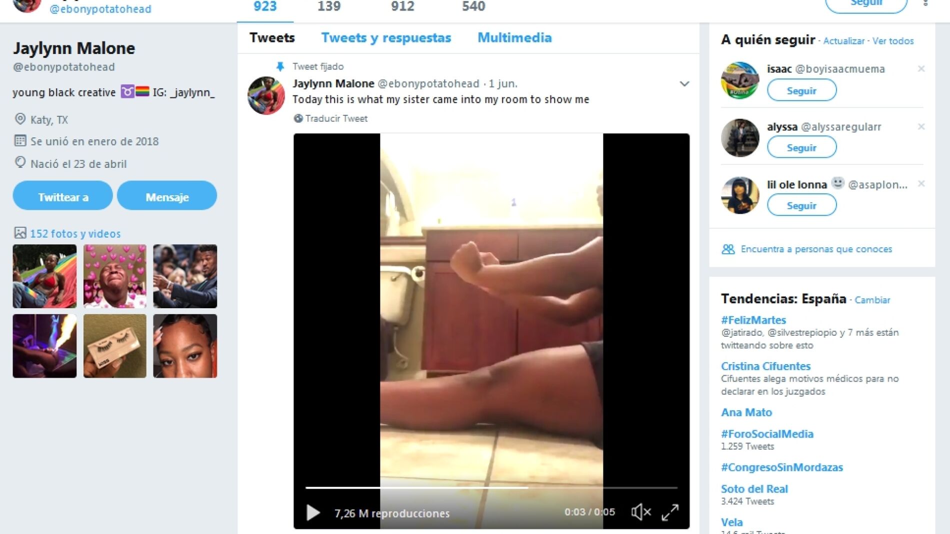Ilusi&oacute;n &oacute;ptica en Twitter