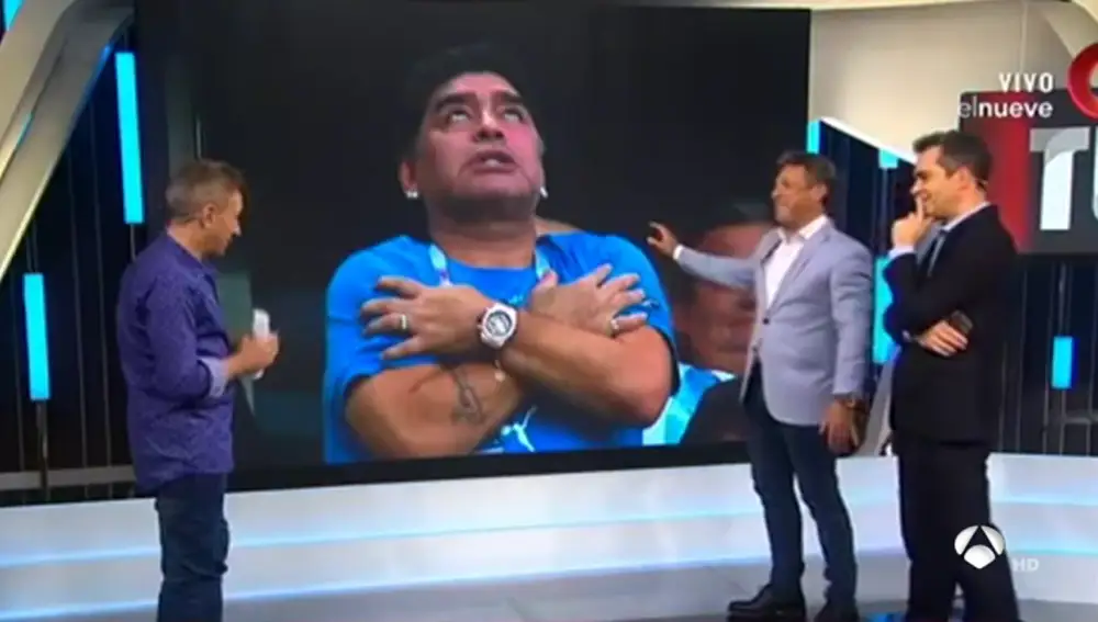 Maradona, ídolo caído