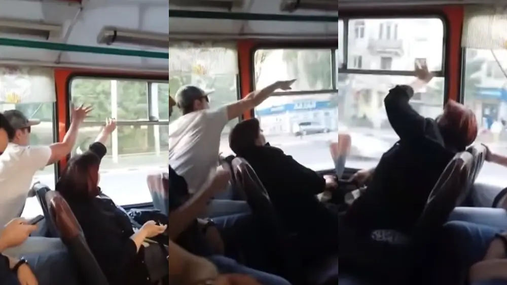 Enfrentamiento en un autobús en Rusia