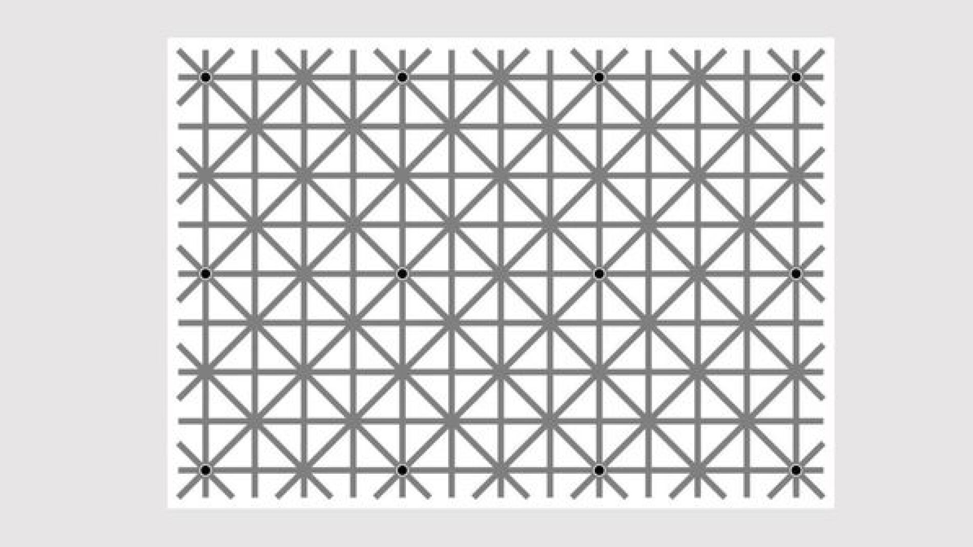 Ilusi&oacute;n &oacute;ptica de los puntos negros