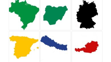 TEST: ¿Puedes adivinar estos países sólo por su forma?