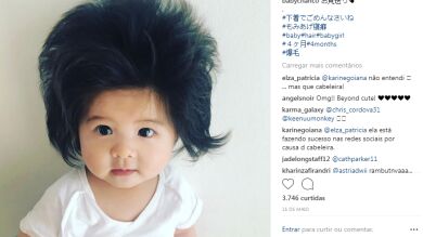 El increíble pelazo de un bebe de 6 meses que está arrasando en redes sociales