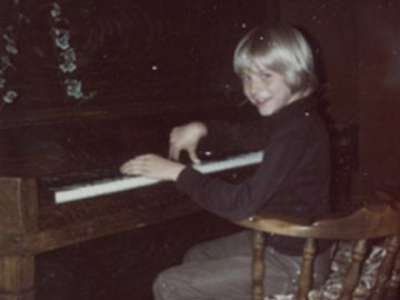 Foto de la infancia de Kurt Corbain, líder de Nirvana