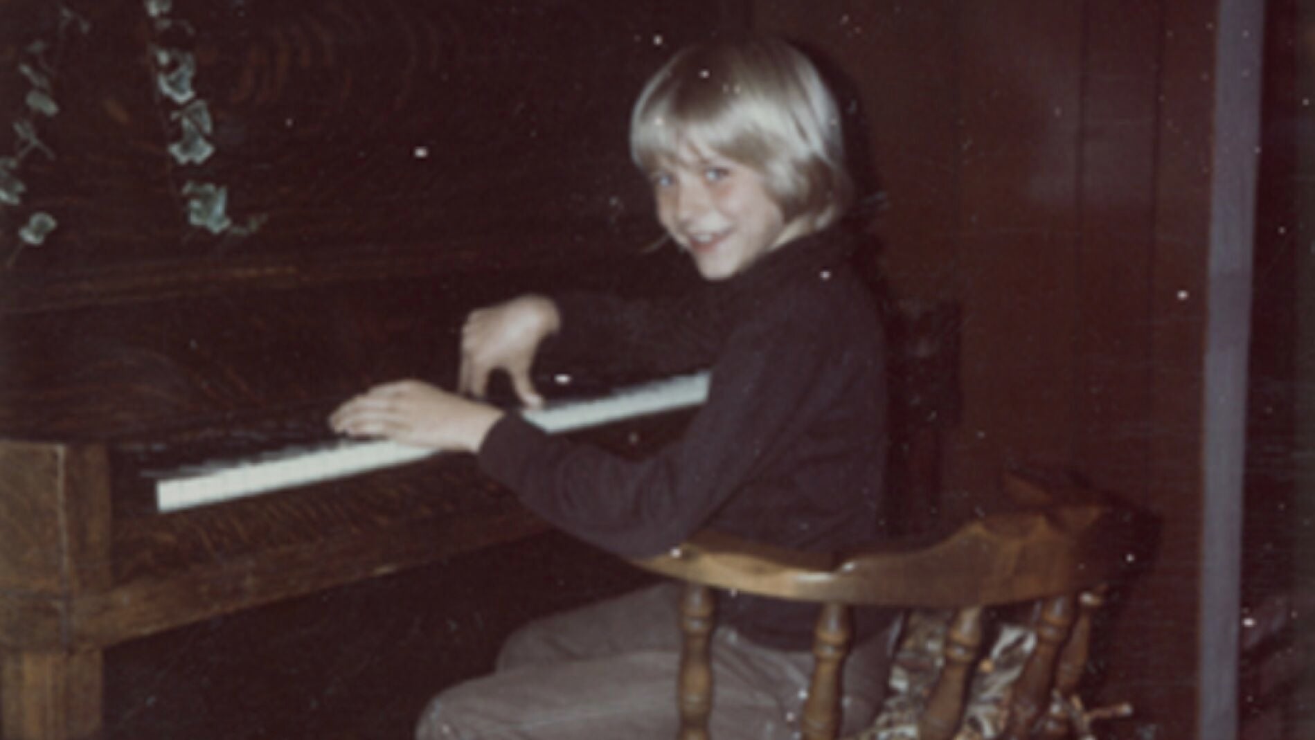 Foto de la infancia de Kurt Corbain, l&iacute;der de Nirvana