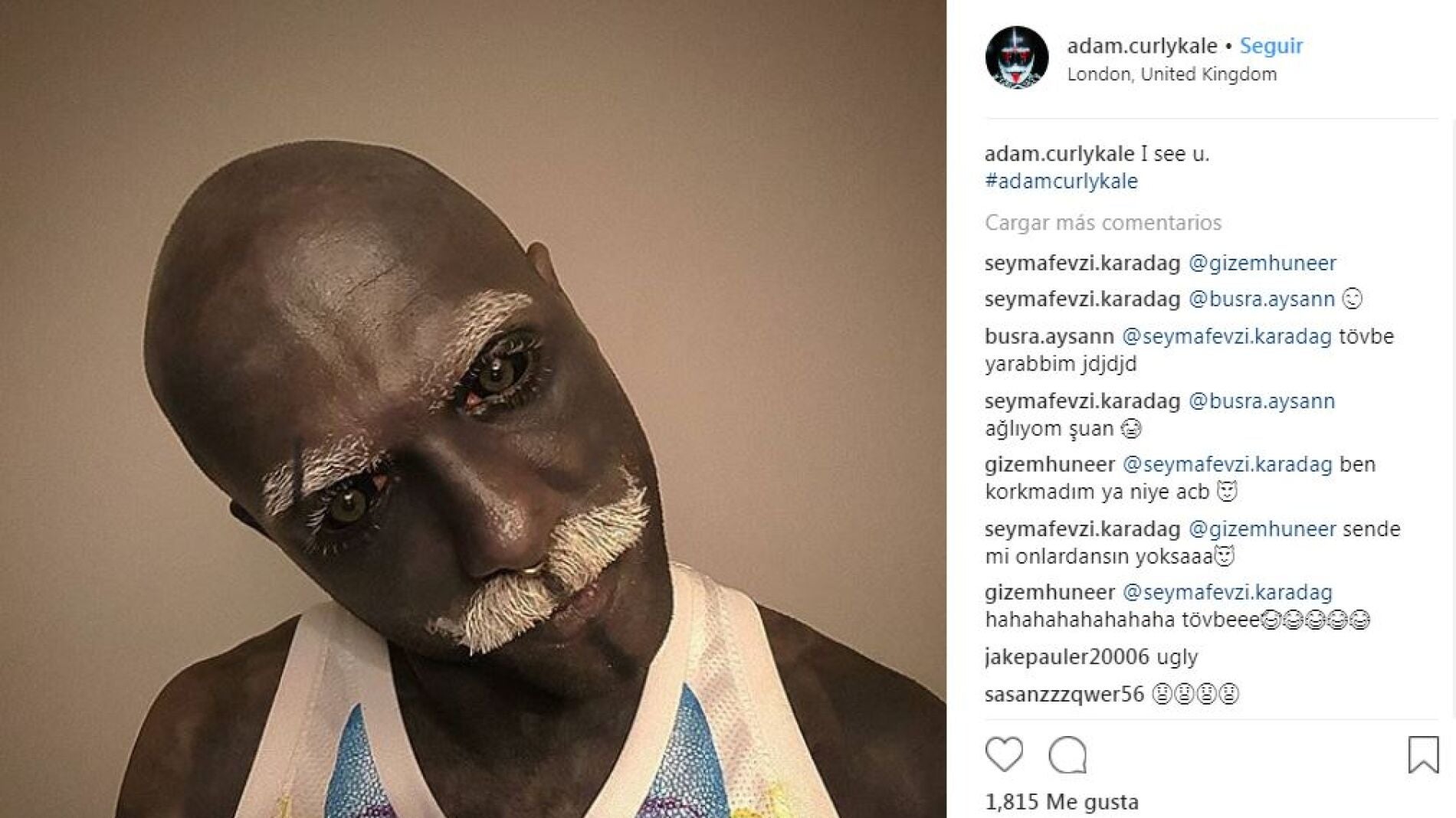 Adam Curlykale, el hombre que se extirp&oacute; los genitales por sus tatuajes