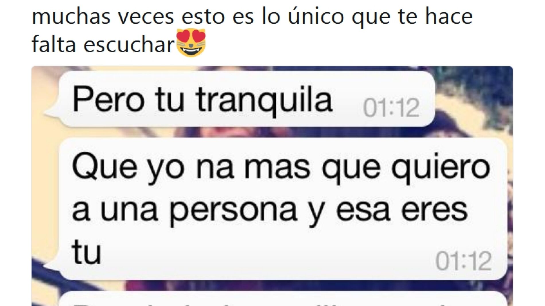 La conversaci&oacute;n publicada por Laura