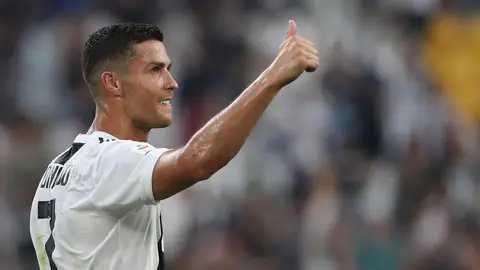 Cristiano Ronaldo, durante un partido con la Juventus Cristiano Ronaldo, durante un partido con la Juventus