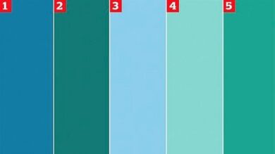 ¿Azul o verde? Atrévete a identificar correctamente el color de estas muestras