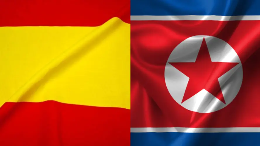 España y Corea del Norte