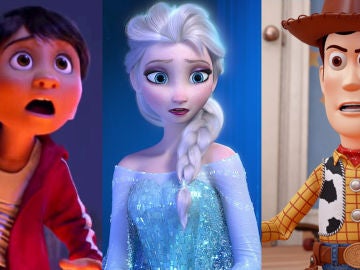 'Toy Story', 'Frozen' y 'Coco' 
