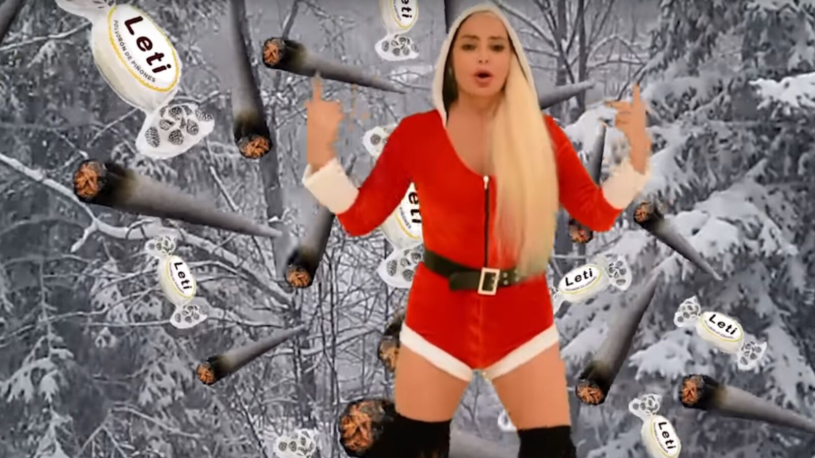 Leticia Sabater saca su canción más loca: Un villancico de electro latino llamado 'El polvorrón' y el vídeo no tiene desperdicio