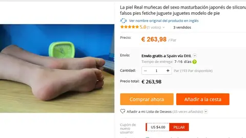 Pies de silicona Pies de silicona