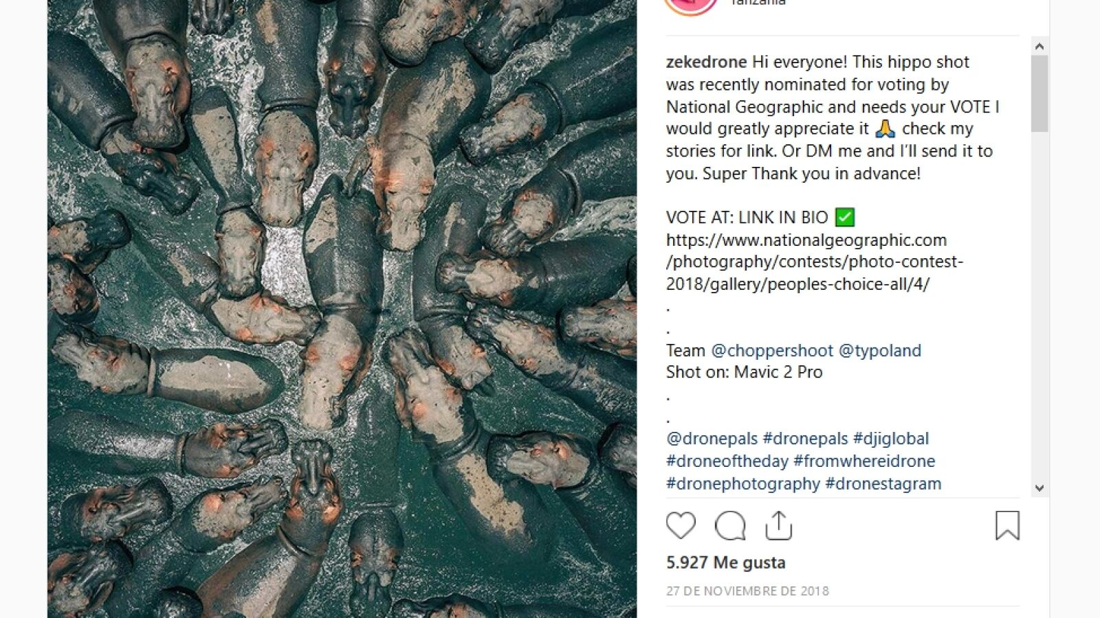 Las 10 mejores fotos sacadas con drones en 2018