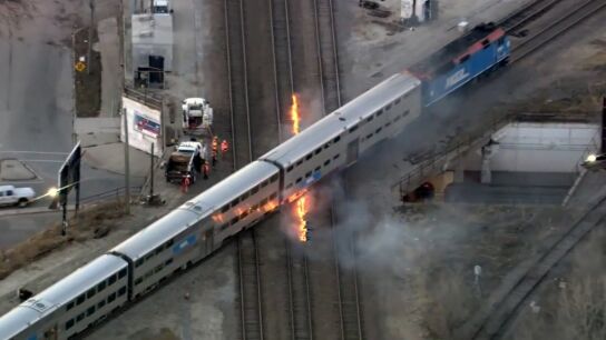 Chicago prende fuego a las vías para que no se congelen