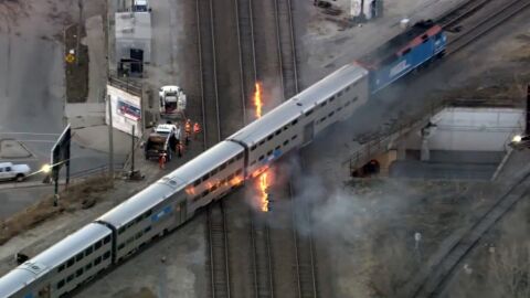 Chicago prende fuego a las vías para que no se congelen