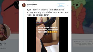 Una mujer que lleva desde el año pasado sin depilarse publica un vídeo en Instagram y los comentarios que recibe no te sorprenderán