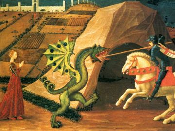 San Jorge y el drag&oacute;n - Paolo Ucello