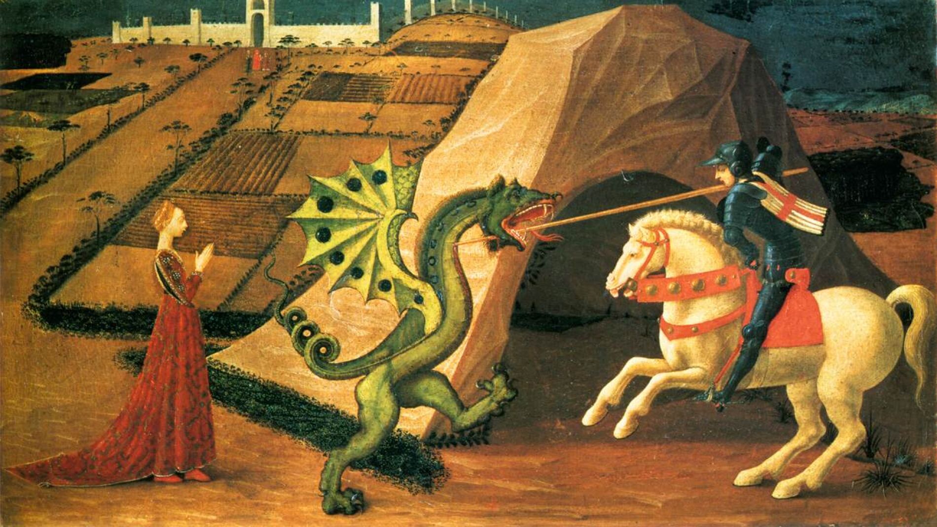 San Jorge y el drag&oacute;n - Paolo Ucello