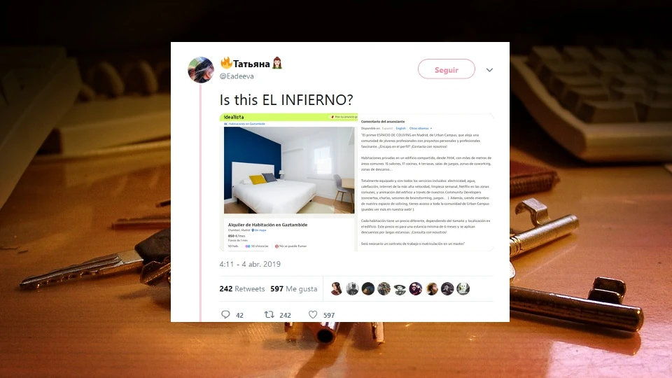 Anuncio de alquiler se vuelve viral